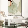 Quadro su tela incorniciato dipinto a mano Moon Rock