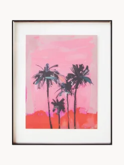 Quadro con cornice fatta a mano Palms