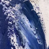 Quadro dipinto a mano Blue Stroke