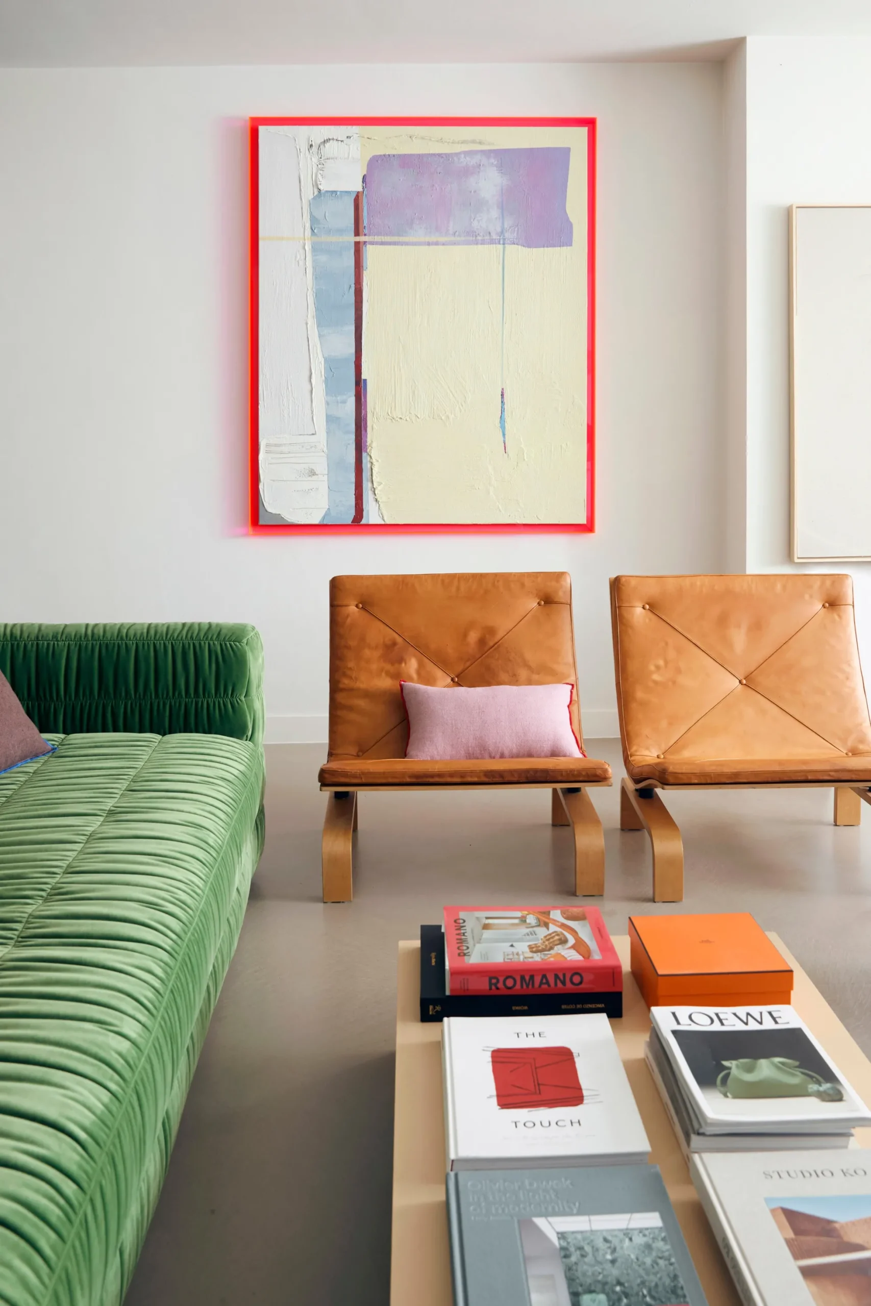 Quadro dipinto a mano con cornice Days In The City