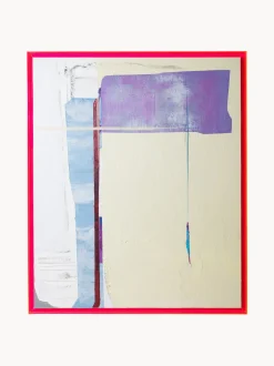 Quadro dipinto a mano con cornice Days In The City