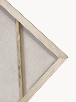 Quadro dipinto a mano con cornice in legno Hurricane