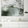 Quadro su tela dipinto a mano Hillside