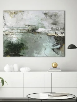 Quadro su tela dipinto a mano Hillside