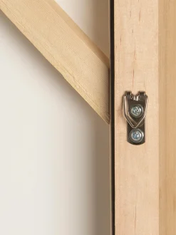 Quadro su tela fatto a mano con cornice in legno Manos