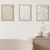 Quadro su tela incorniciato dipinto a mano Sand Shadows