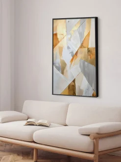 Quadro su tela incorniciato Shattered Light