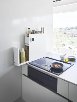 Ripiano estraibile da cucina in metallo Tower