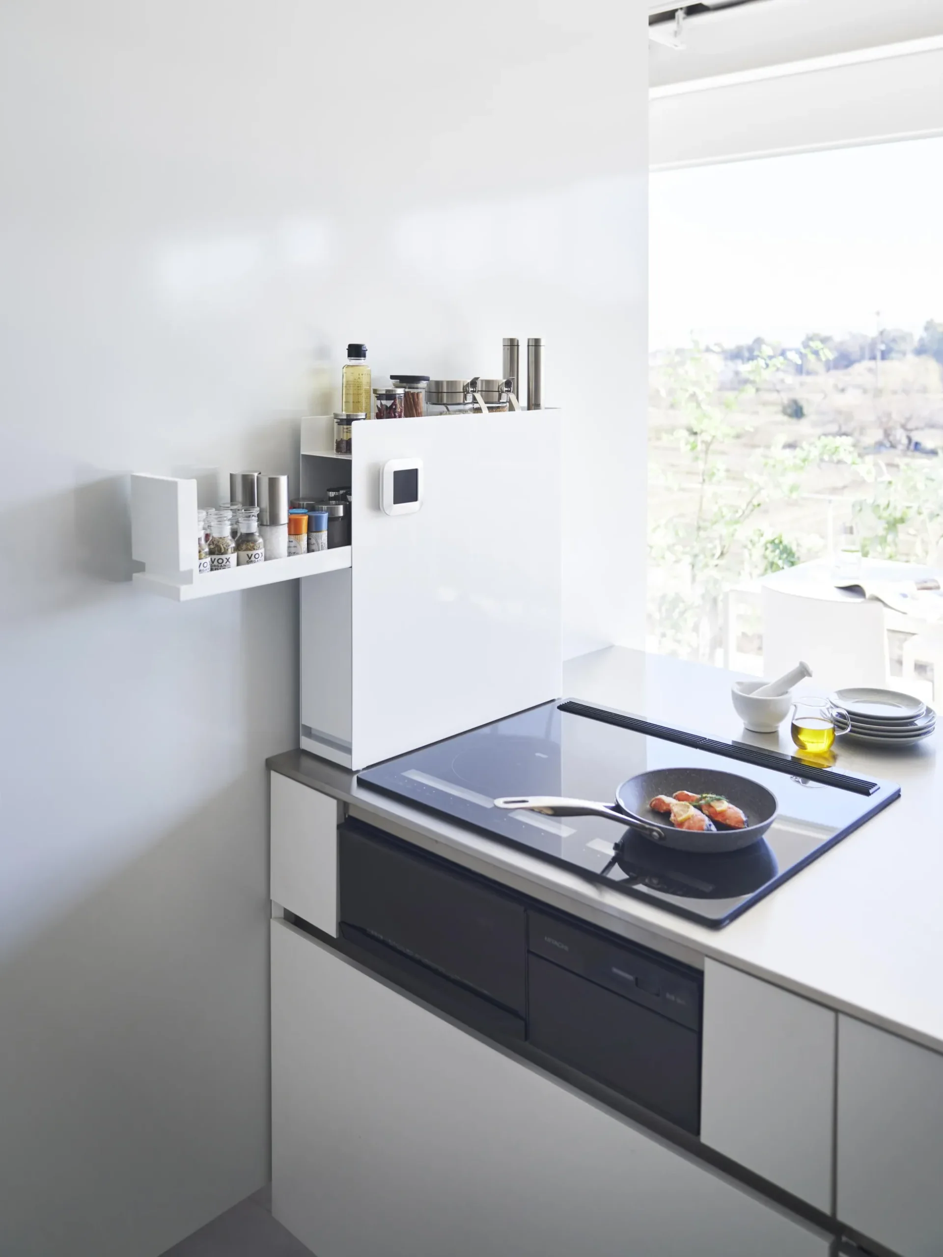 Ripiano estraibile da cucina in metallo Tower