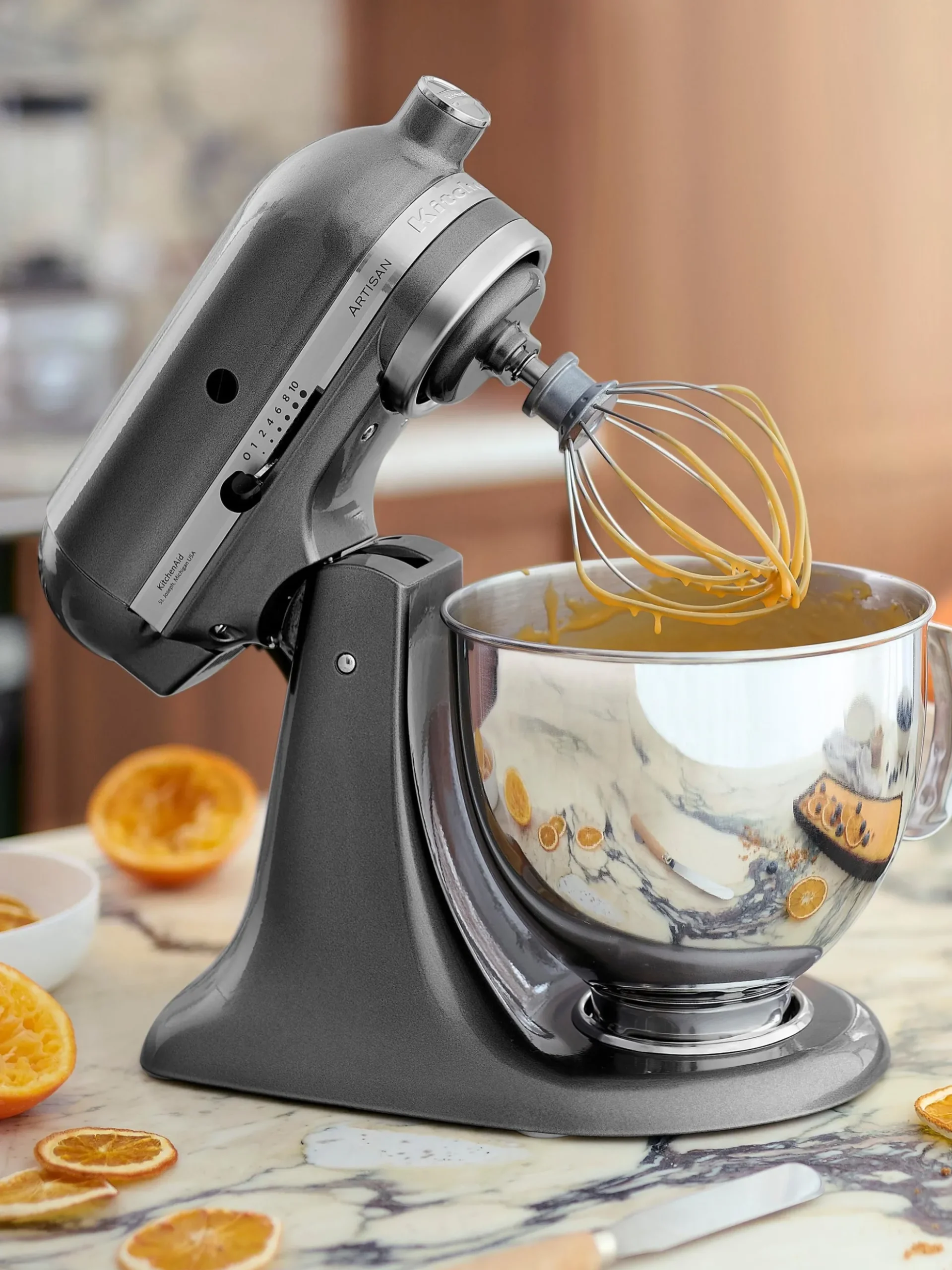 Robot da cucina con testa reclinabile Artisan, 4,8 l, set da 8
