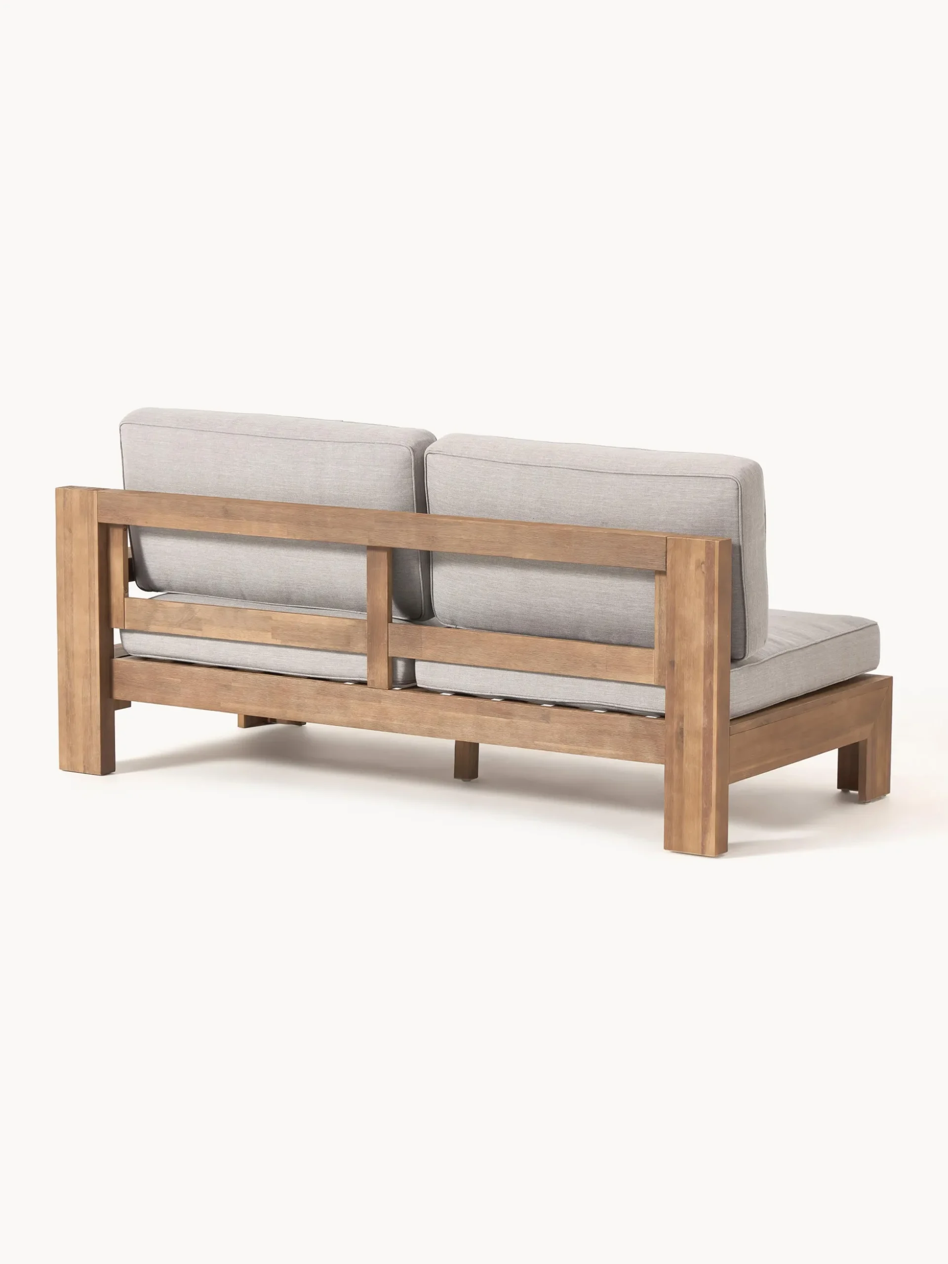 Salotto da giardino componibile in legno di acacia Joshua 4 pz