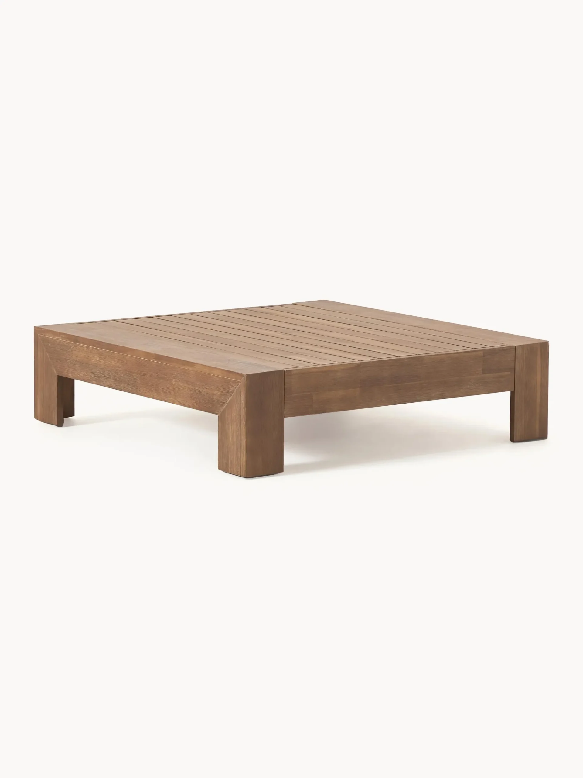 Salotto da giardino componibile in legno di acacia Joshua 4 pz
