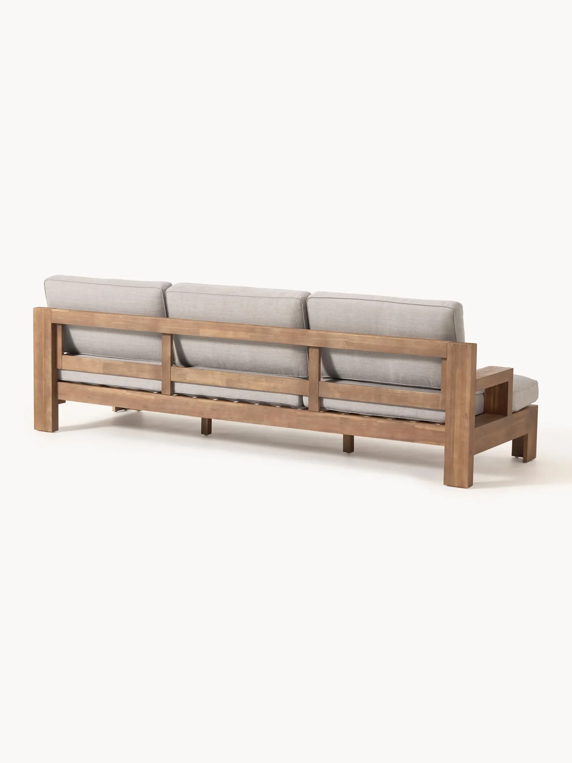 Salotto da giardino componibile in legno di acacia Joshua 4 pz