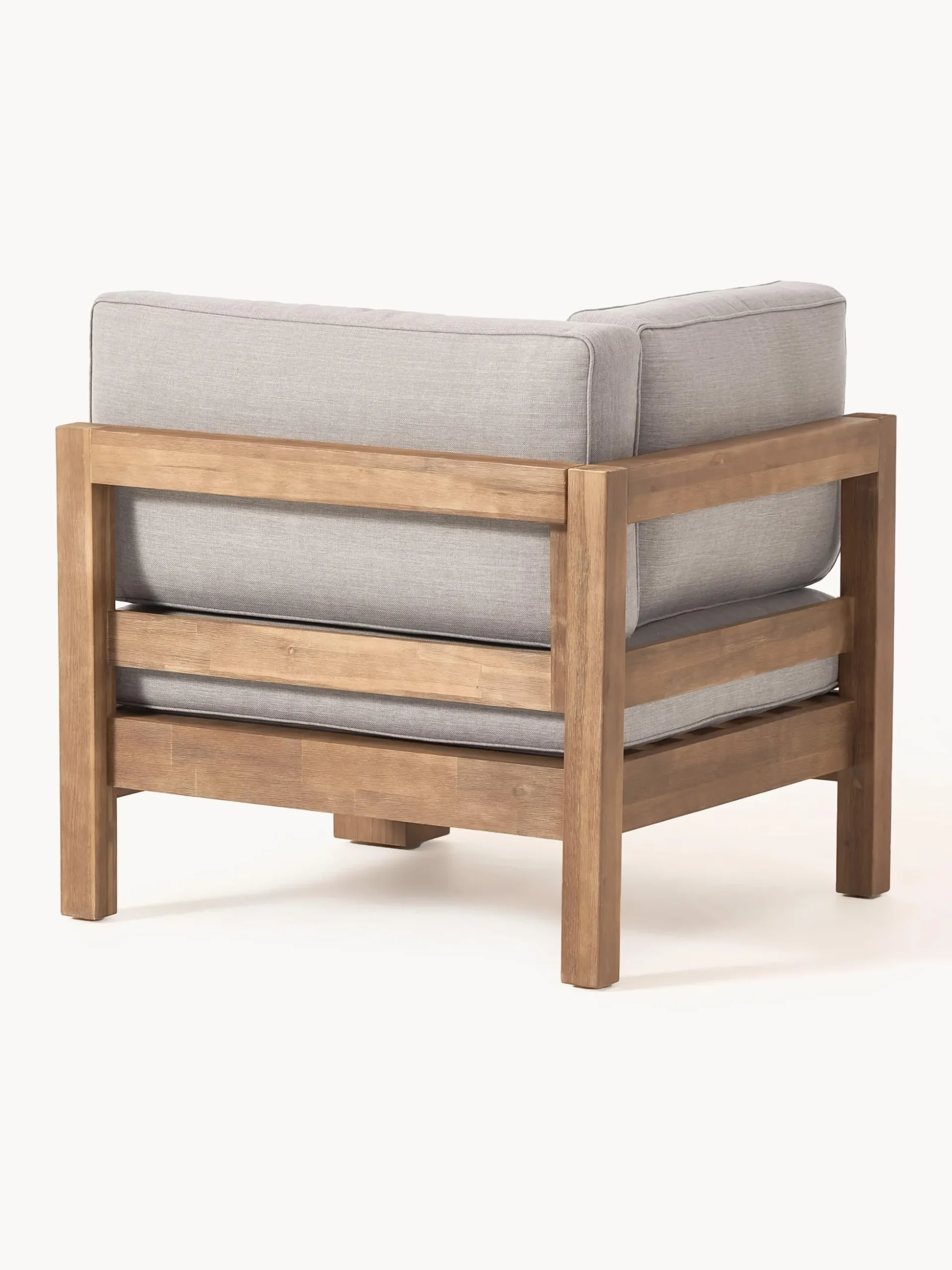 Salotto da giardino componibile in legno di acacia Joshua 4 pz