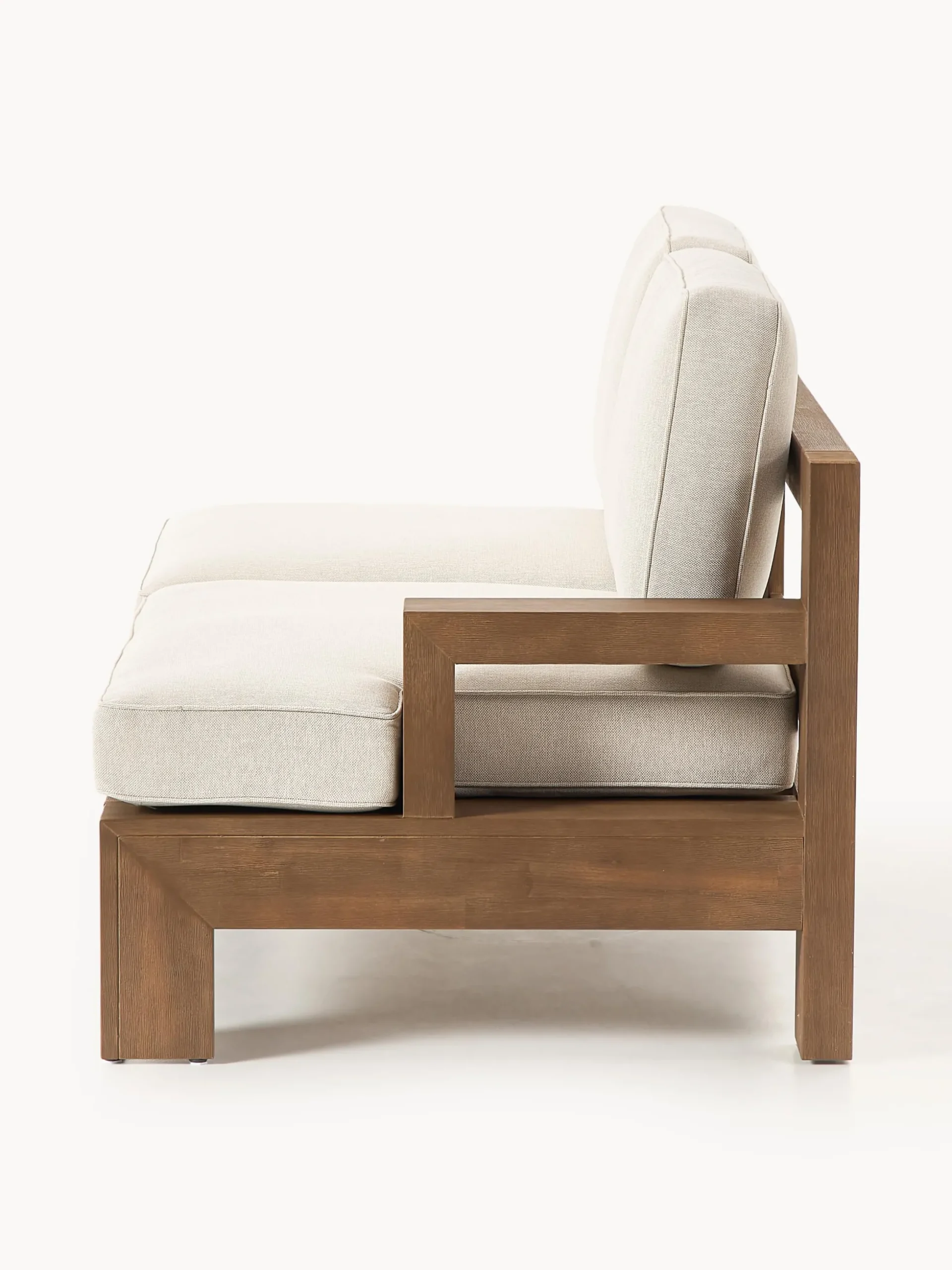 Salotto da giardino componibile in legno di acacia Joshua 4 pz
