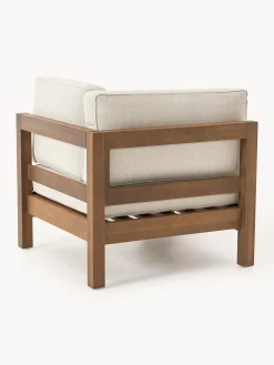 Salotto da giardino componibile in legno di acacia Joshua 4 pz