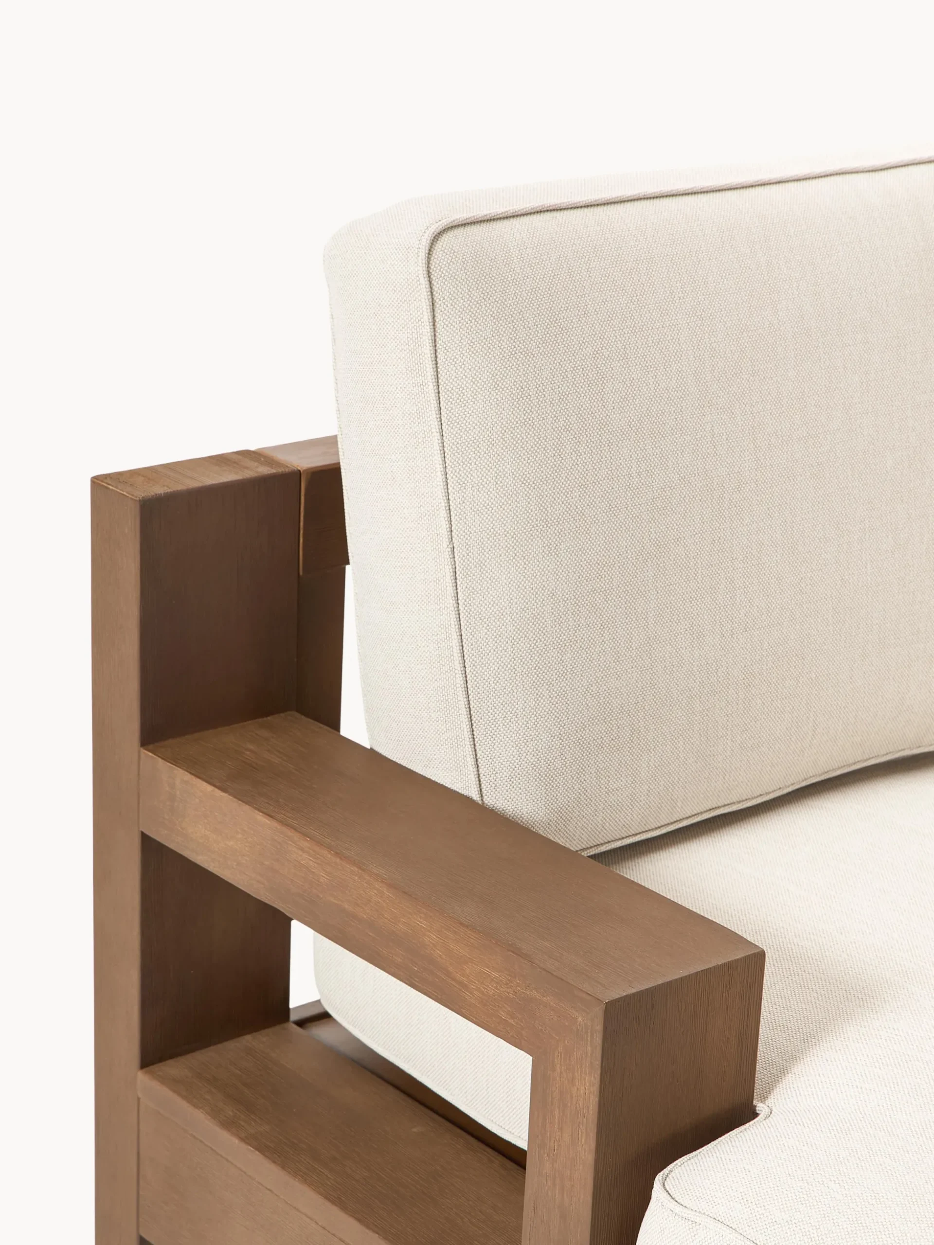 Salotto da giardino componibile in legno di acacia Joshua 4 pz