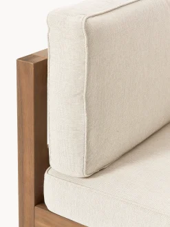 Salotto da giardino componibile in legno di acacia Joshua 4 pz
