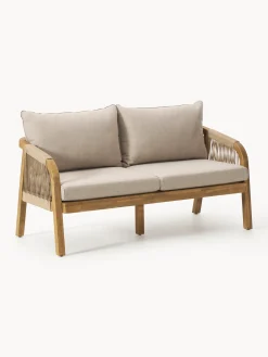 Salotto da giardino in legno di acacia Lu 4 pz