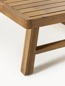 Salotto da giardino in legno di acacia Lu 4 pz