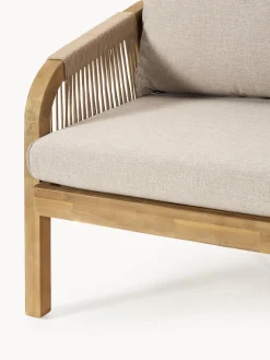 Salotto da giardino in legno di acacia Lu 4 pz