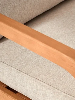 Salotto da giardino in legno di eucalipto Bergen 4 pz