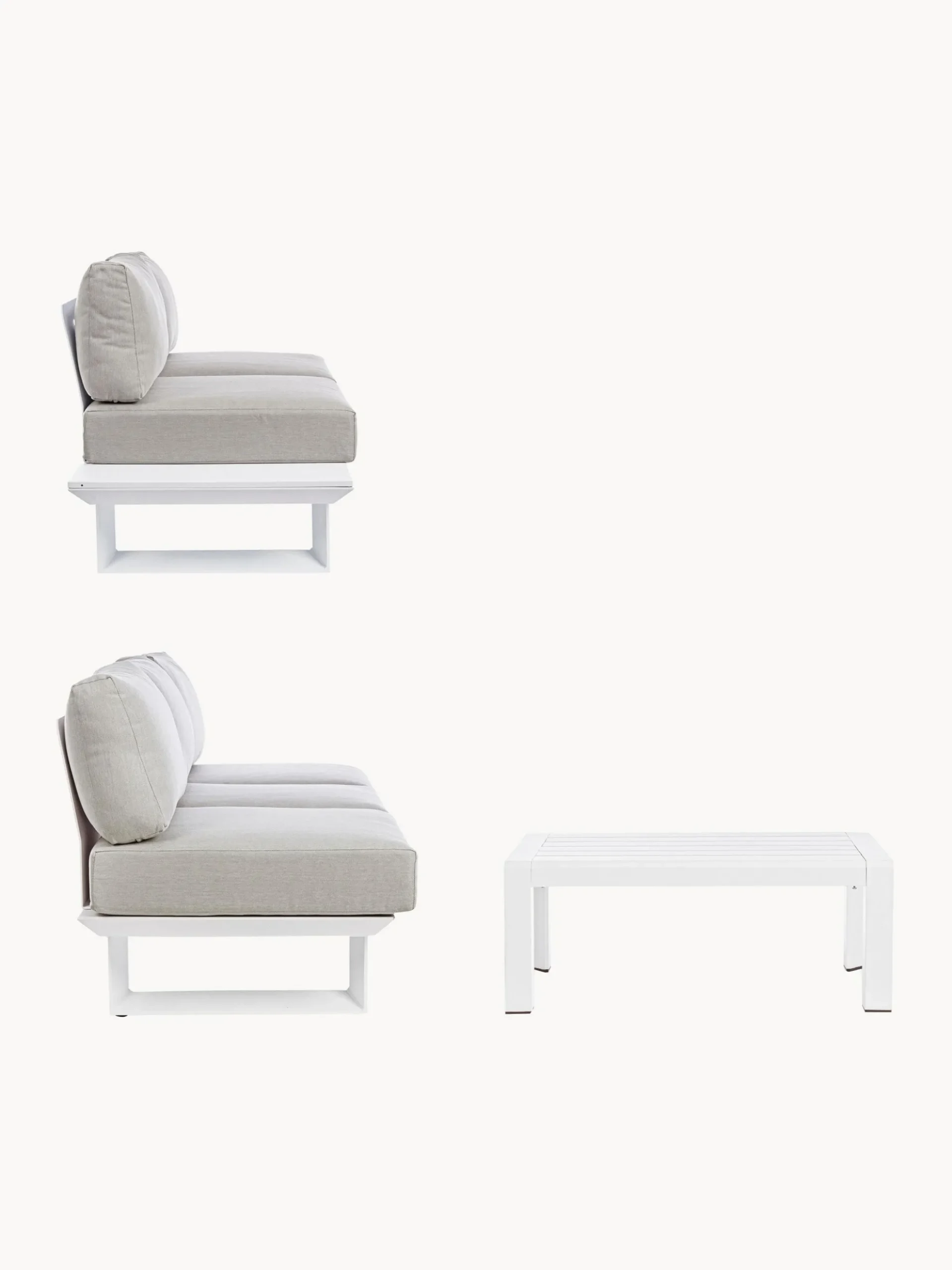 Salotto da giardino Konnor, set da 3