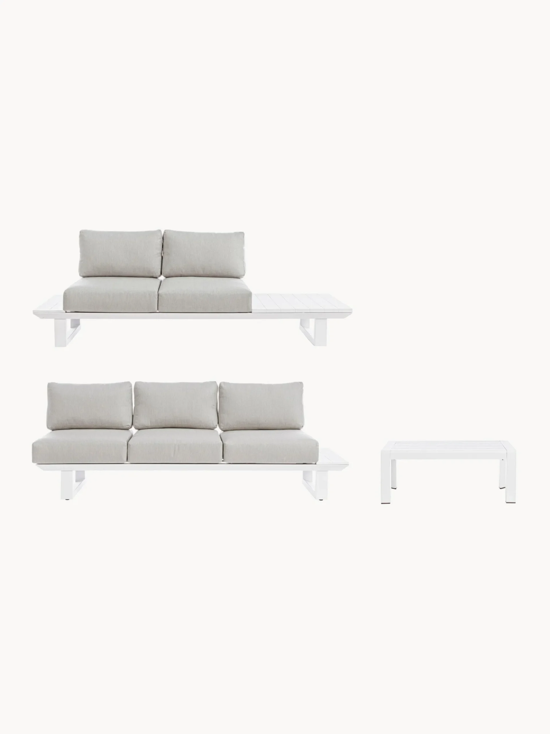 Salotto da giardino Konnor, set da 3