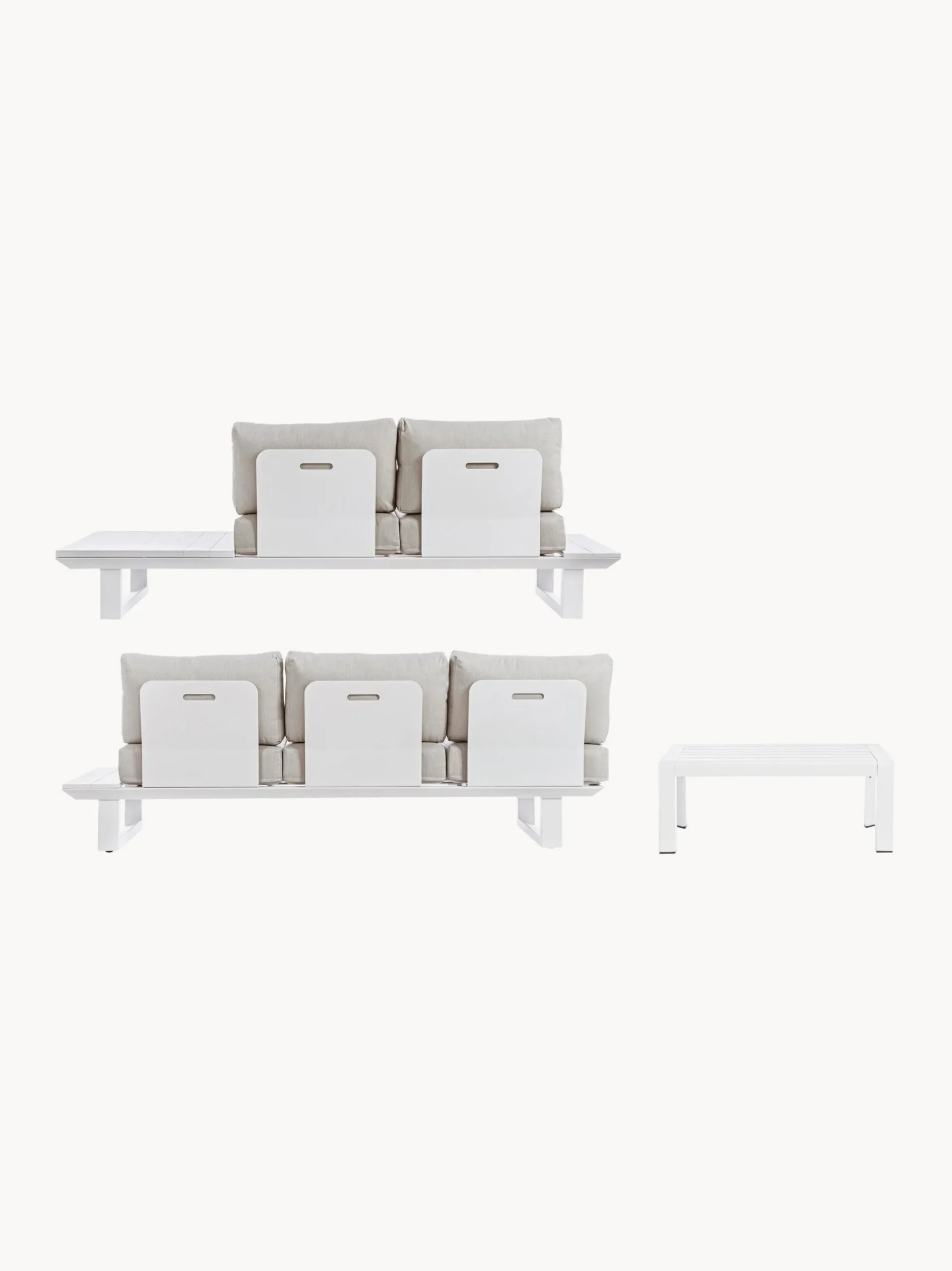 Salotto da giardino Konnor, set da 3