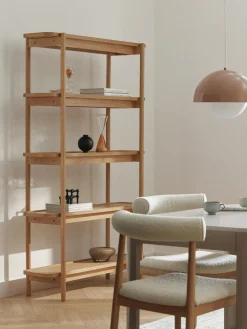 Scaffale alto in legno Libby