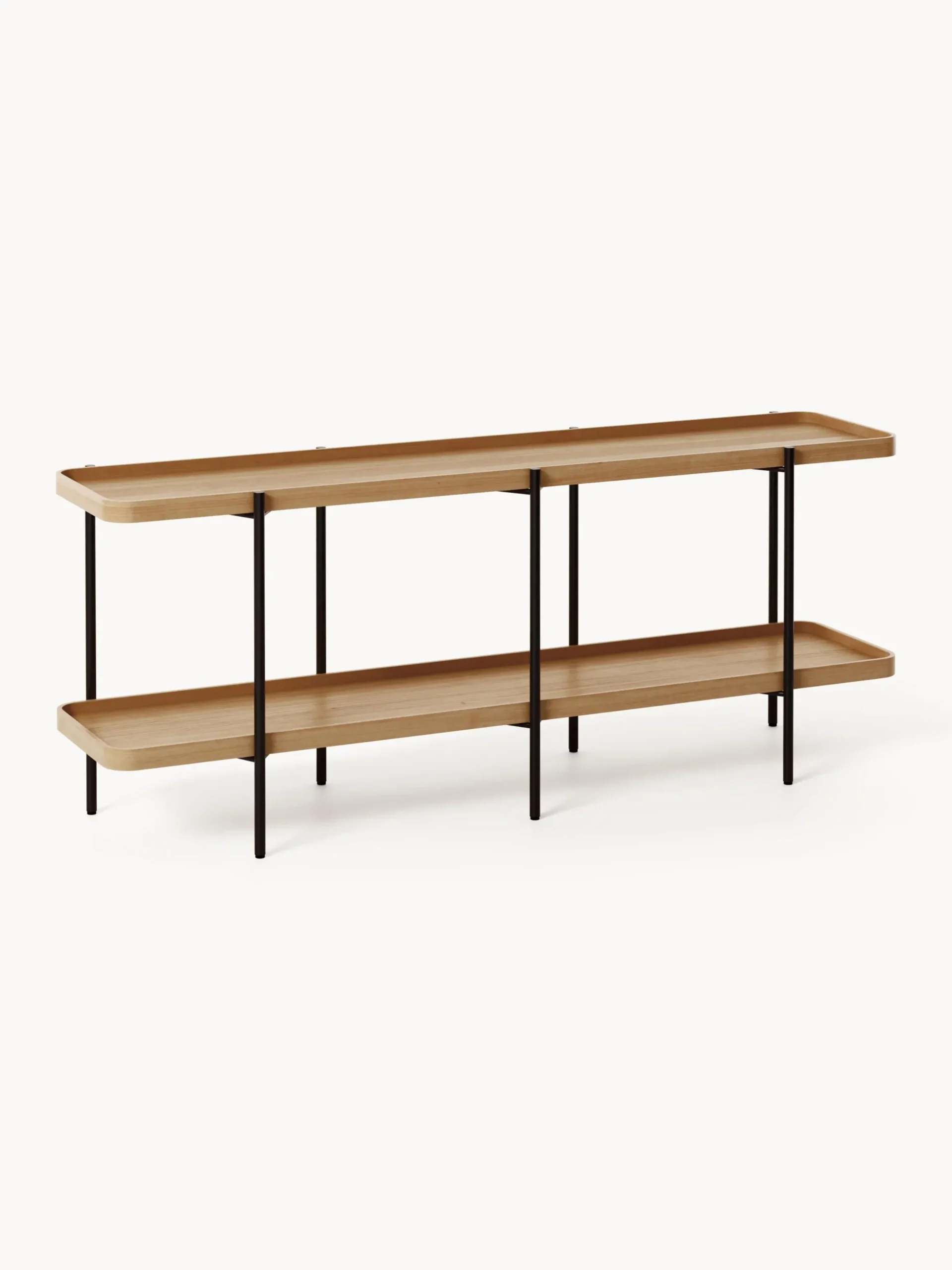 Scaffale basso in legno Renee