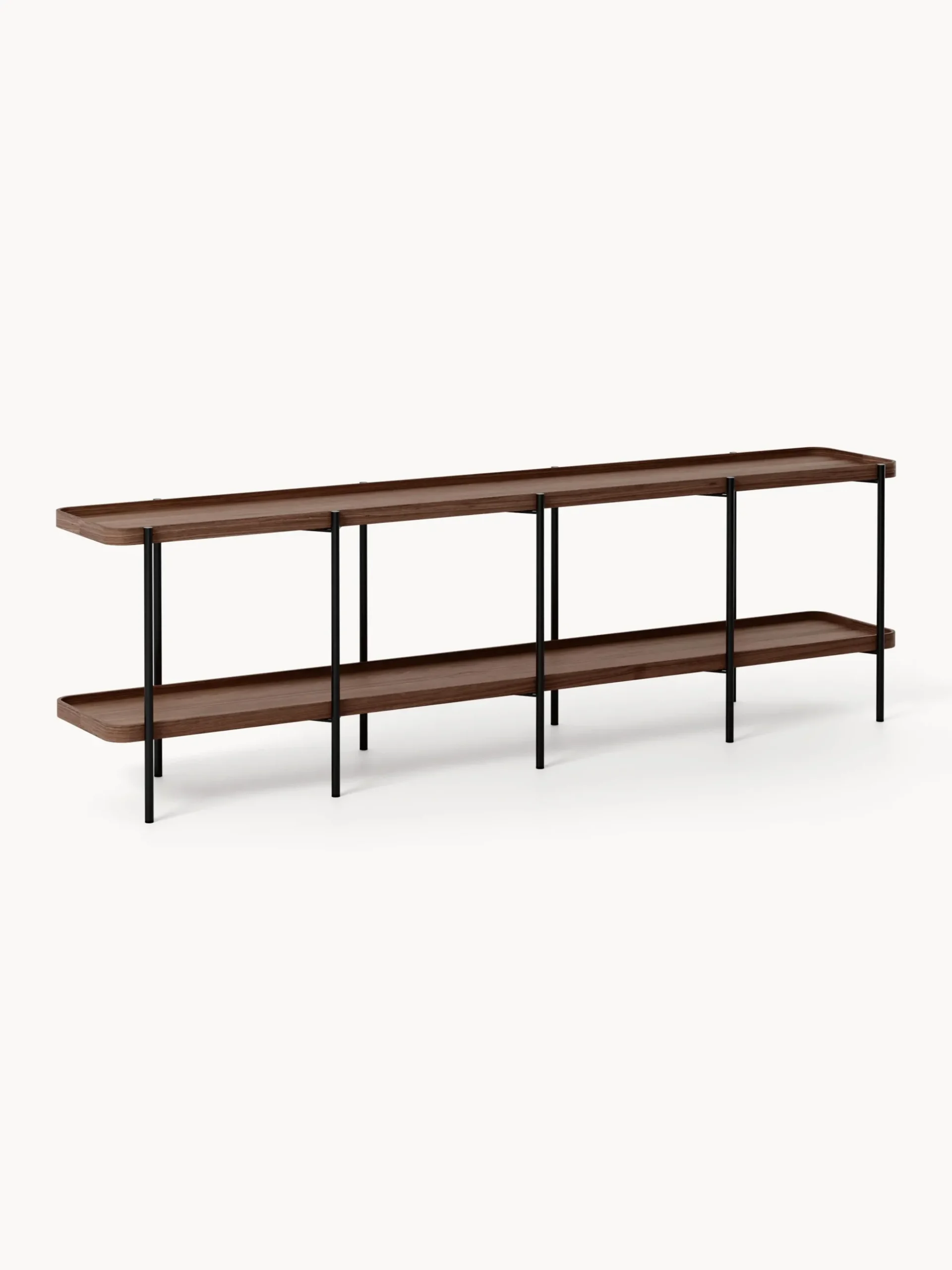 Scaffale basso in legno Renee