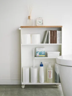 Scaffale da bagno con ruote Tower