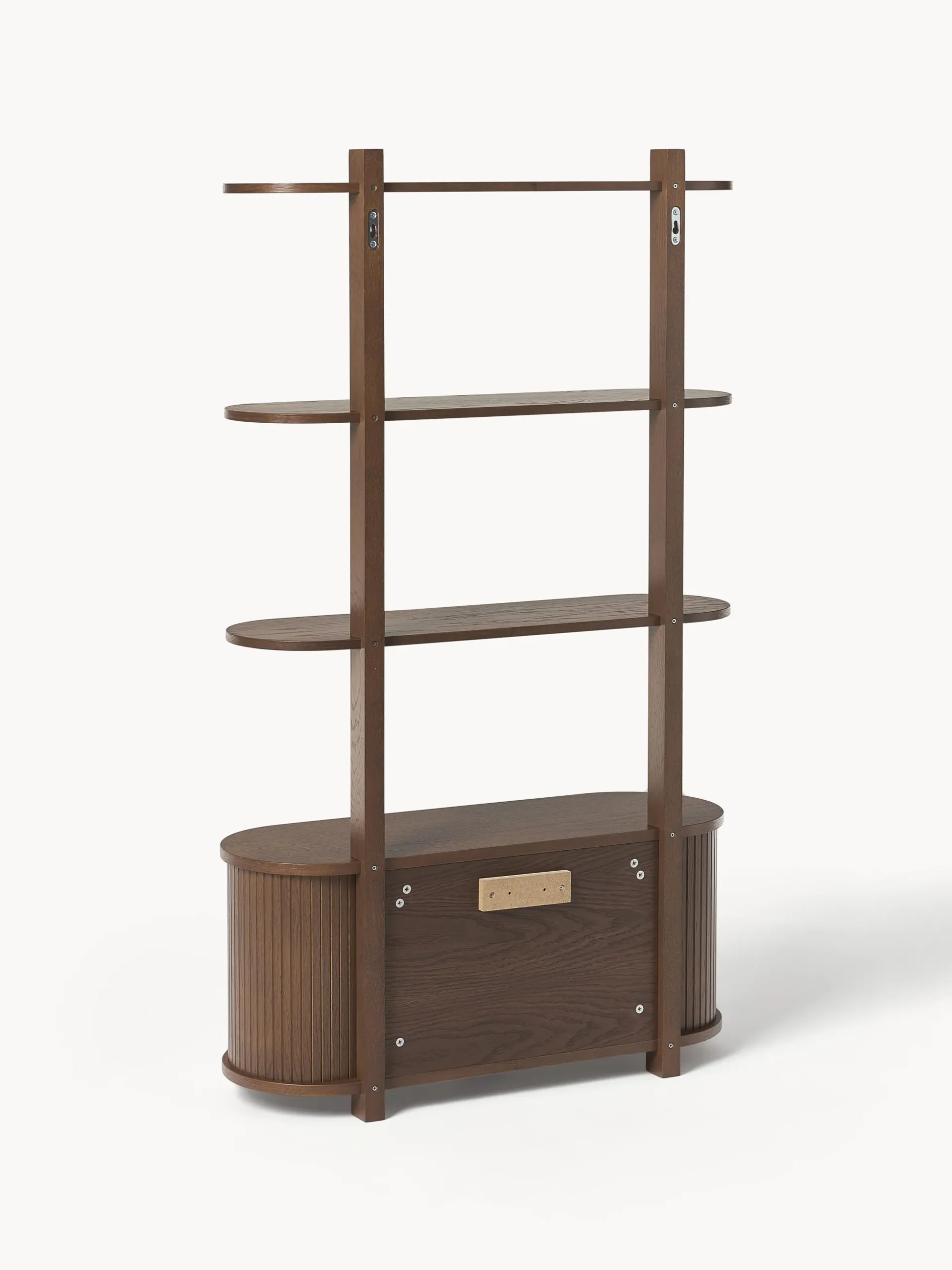 Scaffale da parete con frontale millerighe Calary