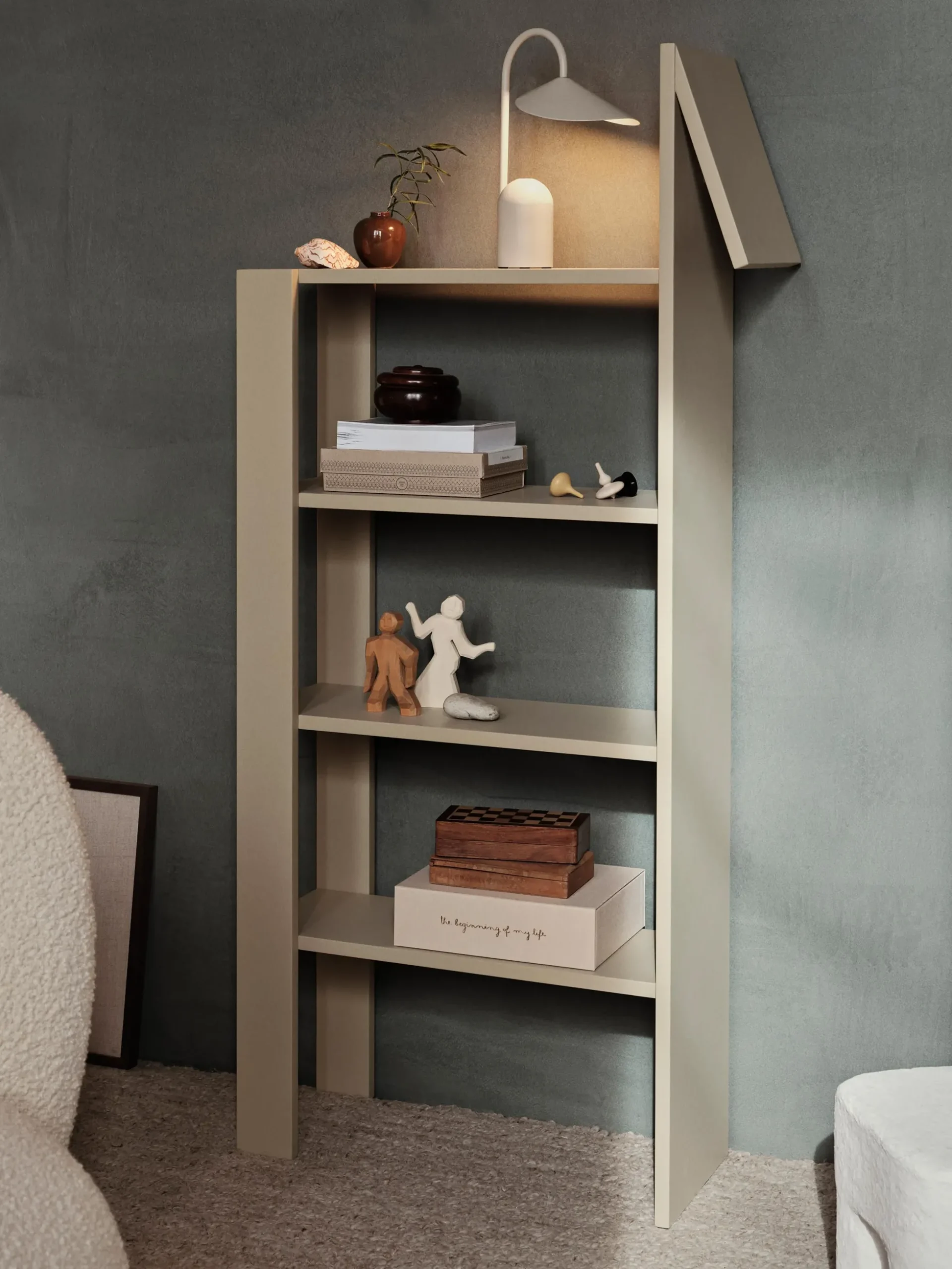 Scaffale in legno Giraffe