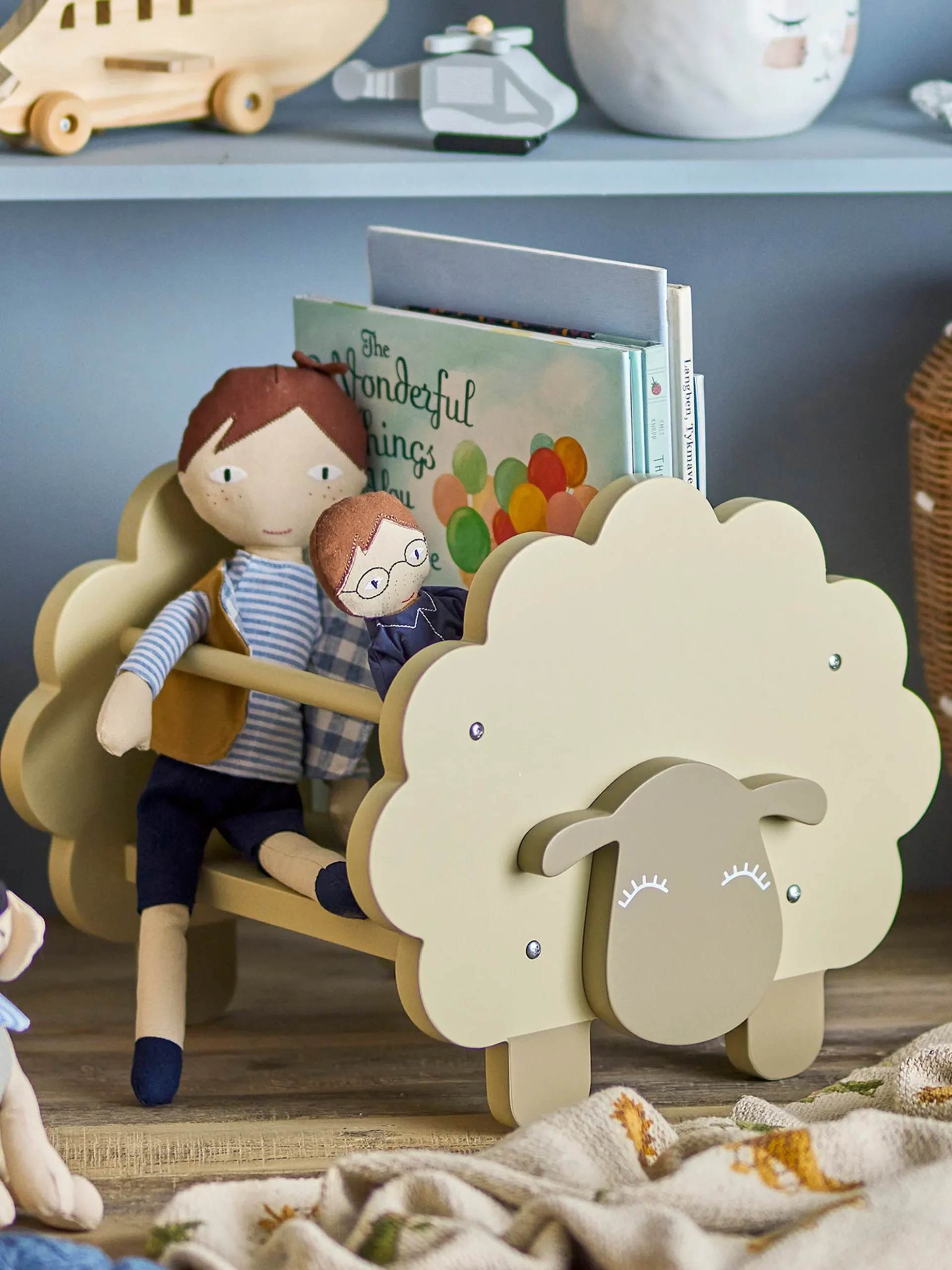 Scaffale per bambini a forma di pecora Dolly