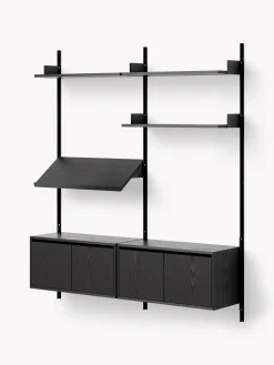 Scaffale grande da parete con armadietti Living