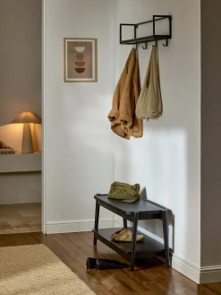 Scarpiera in legno Libby