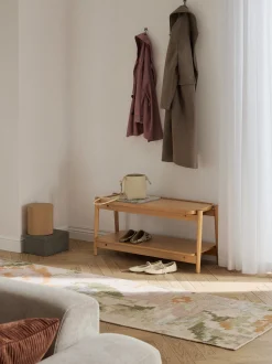 Scarpiera in legno Libby