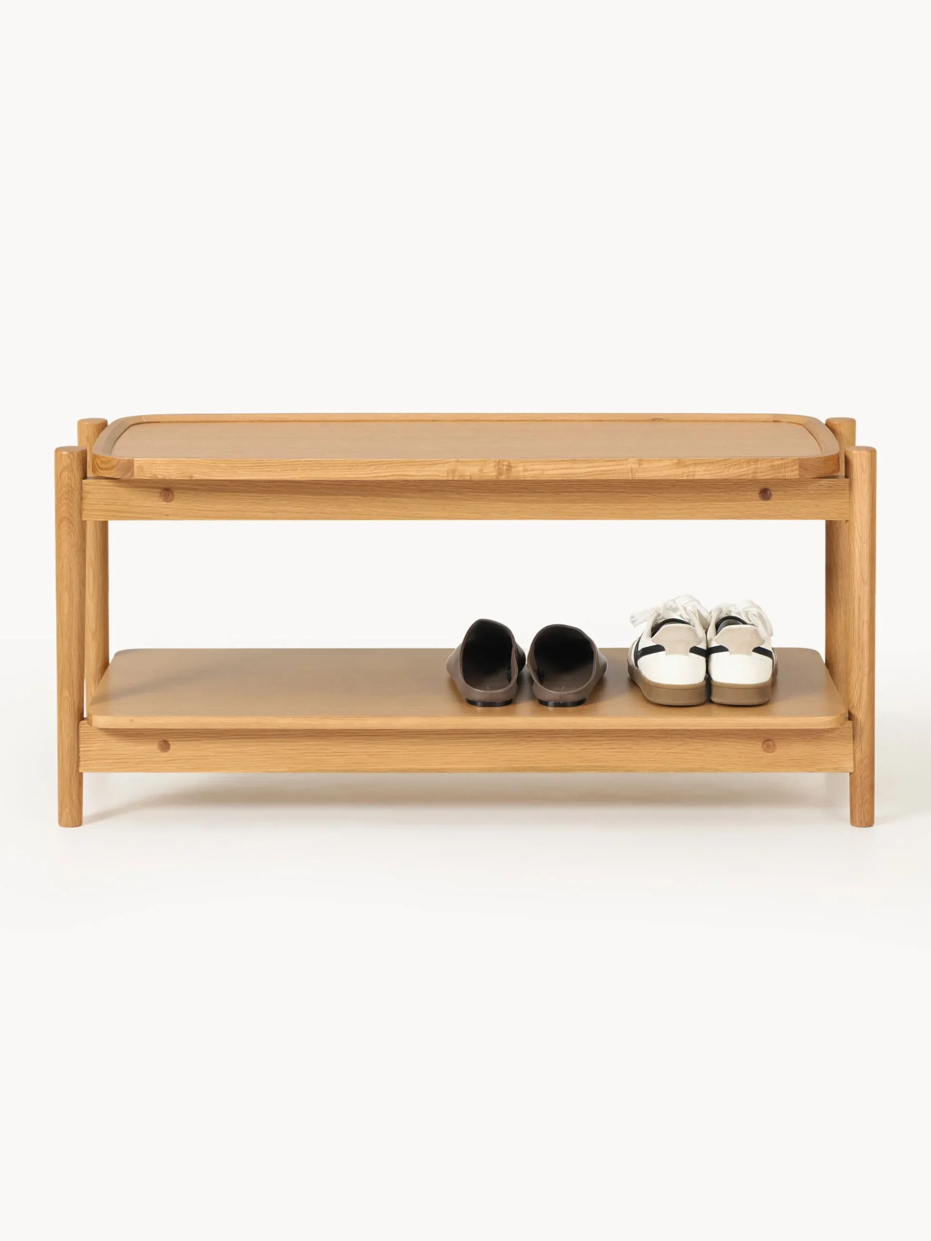 Scarpiera in legno Libby