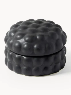 Scatola decorativa in gres con coperchio Bob