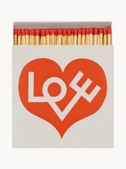 Scatola di fiammiferi di design Love
