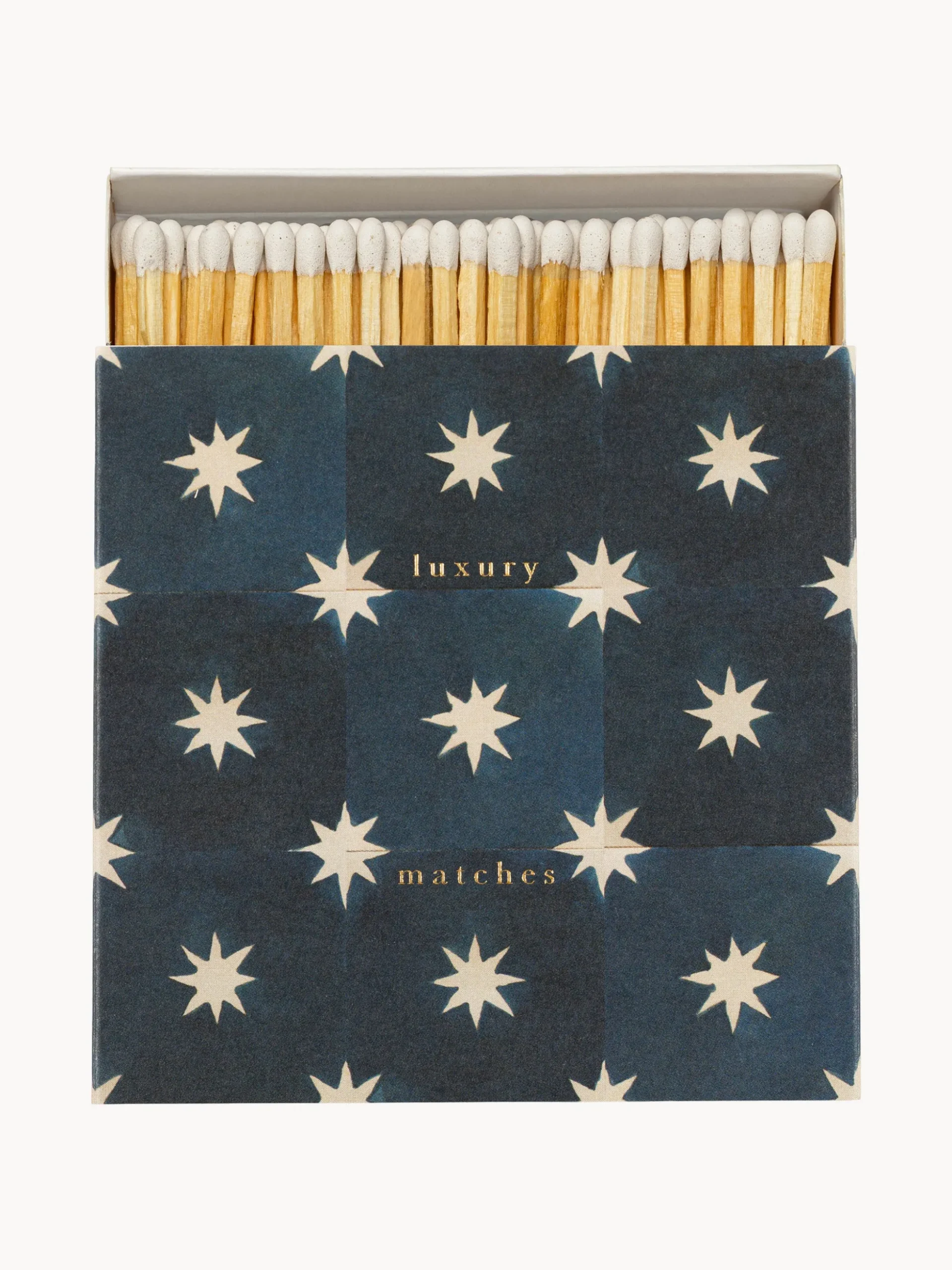 Scatola di fiammiferi di design Navy Star Tile