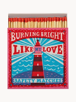 Scatola di fiammiferi di design Burning Bright
