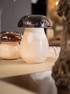 Scatola decorativa grande dipinta a mano Mushroom
