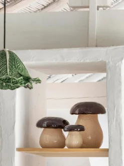 Scatola decorativa grande dipinta a mano Mushroom