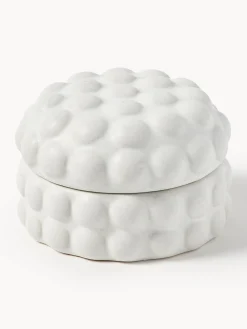 Scatola decorativa in gres con coperchio Bob