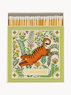 Scatola di fiammiferi di design Green Tiger