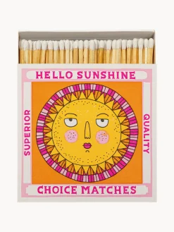 Scatola di fiammiferi di design Hello Sunshine