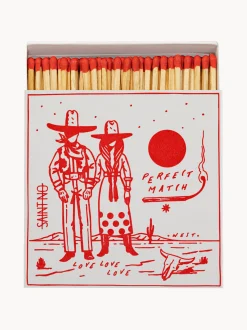 Scatola di fiammiferi di design A Cowboy's Perfect Match
